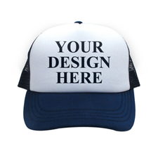 Custom Imprint Full Colour Trucker Hat, Navy