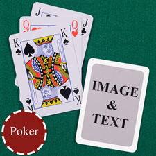 Poker Bridge Style White Border Playing Cards