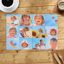 Personalised Twelve Photo Collage Placemats
