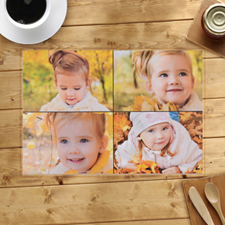 Personalised Four Photo Collage Placemats