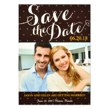 Personalised Lasting Impression Save The Date Invitation Cards