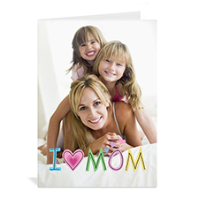 Personalised Photo Greeting Cards, 5X7 Portrait Folded