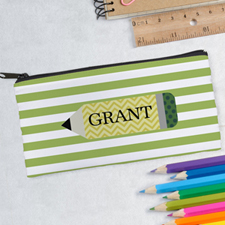 Design Your Own Green Pencil Pencil Case