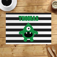 Personalised Monster Boy Placemats