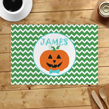 Personalised Pumpkin Boy Placemats