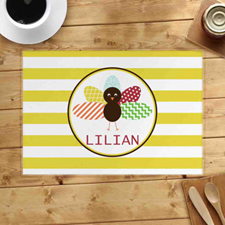 Personalised Turkey Placemats