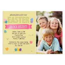 Create Your Own Easter Hunt Personalised Photo Card 5X7