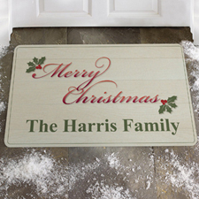 Create Your Own Merry Christmas Door Mat