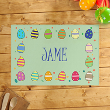 Personalised Boy's Easter Egg Placemats
