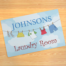 Laundry Room Personalised Doormat