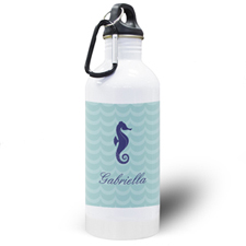 Sea Horse Personalised Water Bottle