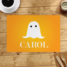 Ghost Personalised Halloween Placemat