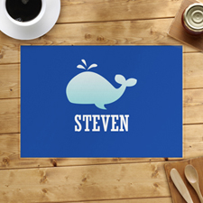 Whale Personalised Placemat