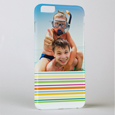 Colourful Stripe Personalised Photo iPhone 6 + Case