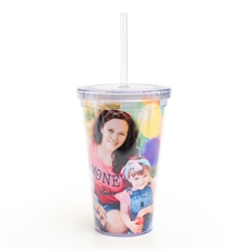 Custom Design Photo Acrylic Double Wall Tumbler