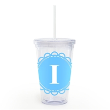 Ocean Lace Personalised Acrylic Double Wall Tumbler