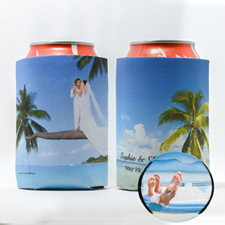 Personalised Can Cooler For Wedding