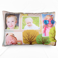 Photo Collage Forest Personalised Pillowcase