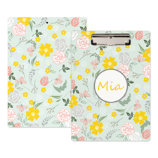 Floral Personalised Clipboard