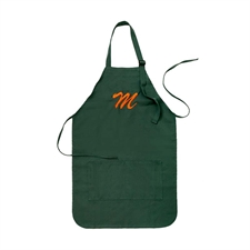 20 x 24 Custom Embroidered Adult Apron, Forest