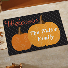 Fall Welcome Personalised Doormat