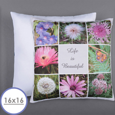 Personalised 8 Collage Photo Pillow 16