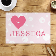 Love Arrow Personalised Placemat