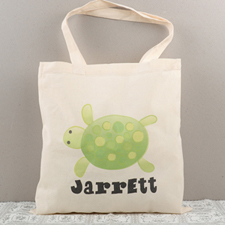 Turtle Personalised Cotton Tote Bag