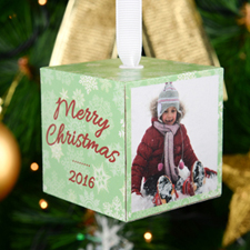 Snowflake 2016 Personalized Wood Photo 2