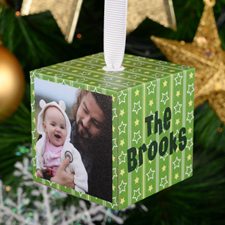 Christmas Star Personalized Wood Photo 2