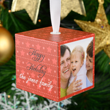 Christmas Star Personalised Wood Photo 2