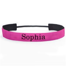 Hot Pink Personalised Name 1 Inch Headband