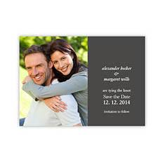 Create Your Own Marriage Announcements, Grey Invitations