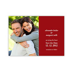 Create Your Own Marriage Announcements, Red Invitations