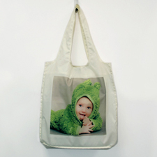 Personalised Full Square Image Foldable Shopper Bag