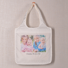 Personalised 2 Collage Shopper Bag, Classic