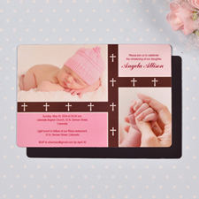 Personalised 4x6 Large Baby Blessing Girl Photo Fridge Magnets