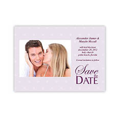 Create Your Own 5X7 Wedding Day Save The Date, Landscape Photo Invitations