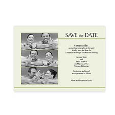 Create Your Own 5X7 Three Collage Feeling The Love Save The Date Cards