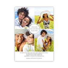 Create My Own My Plus One Collage Save The Date Invitation Cards