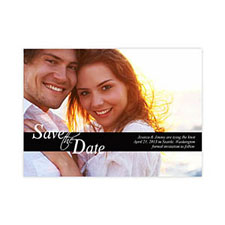 Create My Own Joined Initials Save The Date Invitation Cards