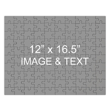 Personalised Magnetic 12X16.5 Personalised Photo Jigsaw Puzzle Photo Puzzle