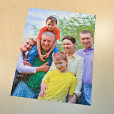 Jumbo 70 or 252 or 500 Pc Portrait Photo Puzzle 18X24, Personalised Box