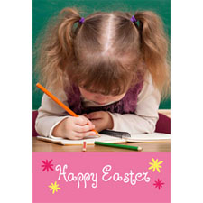 Happy Easter Animated Photo Card Personalised Animated Invitation Card (4 X 6)