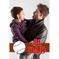 #1 Dad Personalised Animated Invitation Card (4 X 6)