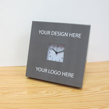 Custom Business Logo Personalised Clock