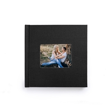 Design Your 8X8 Black Linen Hard Cover Photo Book