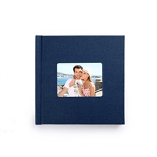 Design Your 8X8 Navy Linen Hard Cover Photo Book