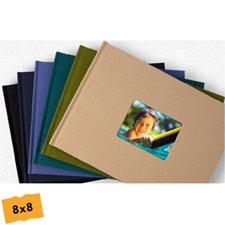 Design Your 8X8 Black Leather Hard Cover Photo Book