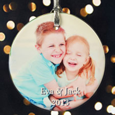 Photo Memories Personalised Photo Porcelain Ornament